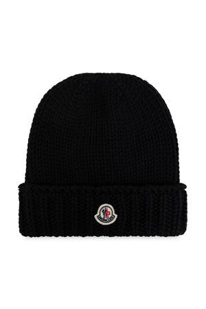 black wool beanie MONCLER KIDS | J29543B00026M1172999